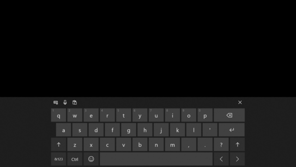 Membuka virtual keyboard lewat taskbar