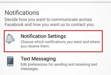 setting notif facebook